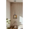 7" X 7" X 17" Biel Wood Pendant Medium Oak - Cal Lighting -Home Decoration Shop GUEST 7f437cc6 8459 4c09 9085 1e9c424f615a