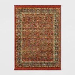 Damask Woven Persian With Fringe Rug - Threshold™ -Home Decoration Shop GUEST 8003e9ae 9aa3 4a9a bdf6 4e8eb0b873b9