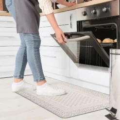 World Rug Gallery Bordered Bohemian Anti-Fatigue Standing Mat -Home Decoration Shop GUEST 800b58ff 1177 4fe2 a111 b125e5842056