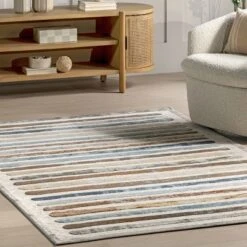 NuLOOM Jenae Multi Striped Machine Washable Area Rug -Home Decoration Shop GUEST 810a1988 3693 45e5 8ff0 d6f3e3b65fed