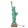 Techko Maid Resin/ABS Statue Of Liberty Solar Outdoor Garden Statue Decor With Spotlight