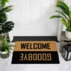 Northlight Natural Coir "Welcome Goodbye" Outdoor Doormat 18" X 30"