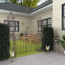 17" X 10" Eclectic Metal Birds Garden Sculpture - Olivia & May -Home Decoration Shop GUEST 82aa779b 39b5 40eb 8ad9 fe3549c98e72