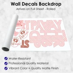 Big Dot Of Happiness 1st Birthday Little Miss Onederful - Peel And Stick Girl First Birthday Party Decoration - Wall Decals Backdrop -Home Decoration Shop GUEST 83a5288a ef2c 4d1b 803f 4cabcd3cbde5