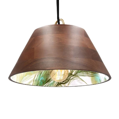 13" Nomad Wooden Pendant - River Of Goods 5 13" Nomad Wooden Pendant - River Of Goods - Image 3