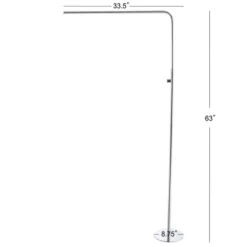63" Natalie Floor Lamp (Includes Energy Efficient Light Bulb) - JONATHAN Y 7 63" Natalie Floor Lamp (Includes Energy Efficient Light Bulb) - JONATHAN Y -Home Decoration Shop GUEST 86e2c523 332a 433d 8524 4a011381f5d1