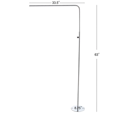 63" Natalie Floor Lamp (Includes Energy Efficient Light Bulb) - JONATHAN Y 5 63" Natalie Floor Lamp (Includes Energy Efficient Light Bulb) - JONATHAN Y - Image 3