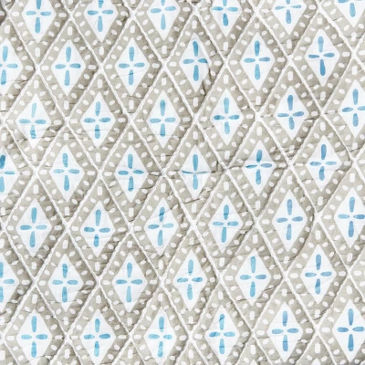 Carol & Frank 26" X 26" Liam Sky Handcrafted Euro Sham 8 Carol & Frank 26" X 26" Liam Sky Handcrafted Euro Sham - Image 6