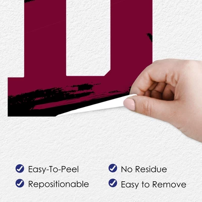 Big Dot Of Happiness Maroon Graduation Party Decor - Vinyl Wall Decals - Grad 5 Big Dot Of Happiness Maroon Graduation Party Decor - Vinyl Wall Decals - Grad - Image 3