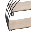 Honey-Can-Do Round Metal And MDF Wall Shelf Black -Home Decoration Shop GUEST 889a45a6 3ffd 42a3 b7fb a4eeaf98b217