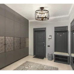 15" Eleanor Metal LED Semi Flush Mount Ceiling Light Black (Includes Energy Efficient Light Bulb) - JONATHAN Y 9 15" Eleanor Metal LED Semi Flush Mount Ceiling Light Black (Includes Energy Efficient Light Bulb) - JONATHAN Y -Home Decoration Shop GUEST 8b608e10 e7dc 45d0 b225 9acae3447044