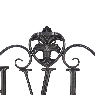 28" X 21" Traditional Metal Live Laugh Love Wall Décor Brown - Olivia & May 7 28" X 21" Traditional Metal Live Laugh Love Wall Décor Brown - Olivia & May - Image 5