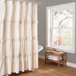 Darla Texture Shower Curtain - Lush Décor -Home Decoration Shop GUEST 8cdca5f1 6197 4ef8 b579 61987a957477