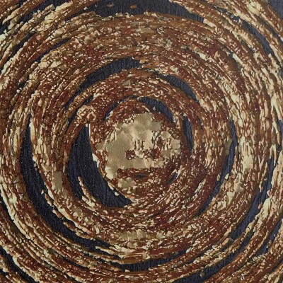 Set Of 2 Porcelain Starburst Swirl Framed Wall Arts With Gold Aluminum Frame - CosmoLiving By Cosmopolitan 5 Set Of 2 Porcelain Starburst Swirl Framed Wall Arts With Gold Aluminum Frame - CosmoLiving By Cosmopolitan - Image 3