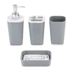 4pc Shaish Bath Accessory Set - Kralix -Home Decoration Shop GUEST 8d612cb5 9503 4b81 bd36 060b19a14956