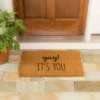 Evergreen YAY! IT'S YOU Natural Coir Indoor Outdoor Doormat 1'4"x2'4" Brown -Home Decoration Shop GUEST 8e9dbfe5 4a9b 4419 b327 0cd333cb2e92