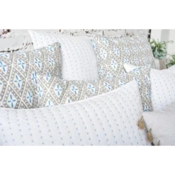 Carol & Frank 26" X 26" Liam Sky Handcrafted Euro Sham 11 Carol & Frank 26" X 26" Liam Sky Handcrafted Euro Sham -Home Decoration Shop GUEST 8eebcf37 e63f 4bed b683 ea7417a15bb5