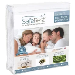 SafeRest Classic Plus Mattress Protector - Waterproof Mattress Cover With Smooth, Breathable Polyester Surface - Vinyl-Free -Home Decoration Shop GUEST 8f2d4ccb 60c8 4ac4 a295 899f502b0152