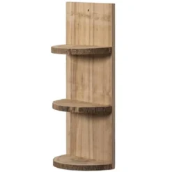Vintiquewise Natural Wooden Three Sliced Log Wood Shelf Display For Entryway, Kitchen, And Outdoor -Home Decoration Shop GUEST 8fcd1abd a095 4d90 8e22 7ea2e4f2c320