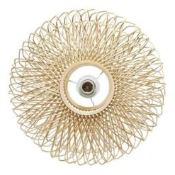 Circular Rattan Pendant Light Beige - Lalia Home -Home Decoration Shop GUEST 90bbace2 ab96 41f4 a9d8 d72b2f4b16fb