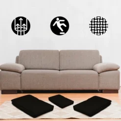 Nevlers Non-Slip Grip Pad For Rugs 5'x7' - Black 11 Nevlers Non-Slip Grip Pad For Rugs 5'x7' - Black -Home Decoration Shop GUEST 90ee3aa3 ae75 4e62 b9b8 8cecd11dcf68 1