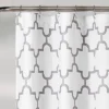 Geometric Shower Curtain Gray - Lush Décor