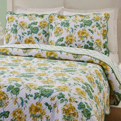 3pc English Meadow Quilt Set - Madcap Cottage For Makers Collective 4 3pc English Meadow Quilt Set - Madcap Cottage For Makers Collective - Image 2