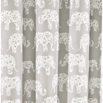 72"x72" Kids' Elephant Parade Shower Curtain - Lush Décor 4 72"x72" Kids' Elephant Parade Shower Curtain - Lush Décor - Image 2