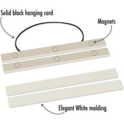 Americanflat Magnetic Poster Frames, Wooden Poster Hanger Frame For Posters, Prints -Home Decoration Shop GUEST 93b9946c 88ff 41fe b79a c921030eddde