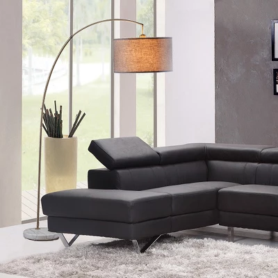 86" Bella Arc Floor Lamp With Marble Base - Ore International 3 86" Bella Arc Floor Lamp With Marble Base - Ore International