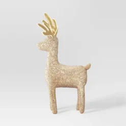 18" Sequined Fabric Deer Animal Sculpture - Wondershop™ Gold -Home Decoration Shop GUEST 9482d59d ee38 4944 a5c1 8f118a9f791d