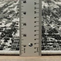 Trinity Distressed Abstract Patio Area Rug Black/Beige - Captiv8e Designs -Home Decoration Shop GUEST 95fdacd6 877b 4d3b 8032 67f0ac2818df