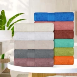 Classic Plush Absorbent 6-Piece Towel Set By Blue Nile Mills 24 Classic Plush Absorbent 6-Piece Towel Set By Blue Nile Mills -Home Decoration Shop GUEST 96fba10f 465f 4ac2 bf4e 01912c2f2c50