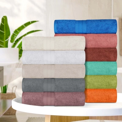 Classic Plush Absorbent 6-Piece Towel Set By Blue Nile Mills 6 Classic Plush Absorbent 6-Piece Towel Set By Blue Nile Mills - Image 4