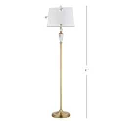61" Crystal/Metal Harper Floor Lamp (Includes LED Light Bulb) Gold - JONATHAN Y 7 61" Crystal/Metal Harper Floor Lamp (Includes LED Light Bulb) Gold - JONATHAN Y -Home Decoration Shop GUEST 9732ea26 2517 4914 96a9 95bfcff042c0