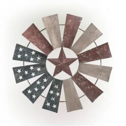 Patriotic Windmill Metal Wall Decor - Alpine Corporation 13 Patriotic Windmill Metal Wall Decor - Alpine Corporation -Home Decoration Shop GUEST 986de893 5d3b 478e 9a20 fe044faa1ffd