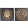 Set Of 2 Porcelain Starburst Swirl Framed Wall Arts With Gold Aluminum Frame - CosmoLiving By Cosmopolitan -Home Decoration Shop GUEST 997d8742 0316 4f3a b129 e35b63f8b7d1