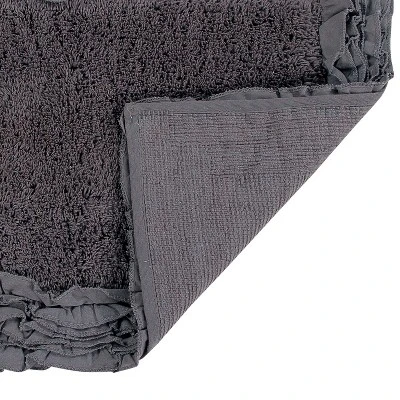 Shaggy Border Collection 100% Cotton Tufted Bath Rug Set - Better Trends 6 Shaggy Border Collection 100% Cotton Tufted Bath Rug Set - Better Trends - Image 4