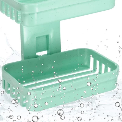 Unique Bargains Plastic Soap Dish Keep Soap Dry Soap Cleaning Storage Drill Free Soap Holder For Home Bathroom Kitchen 1 Pc 4 Unique Bargains Plastic Soap Dish Keep Soap Dry Soap Cleaning Storage Drill Free Soap Holder For Home Bathroom Kitchen 1 Pc - Image 2