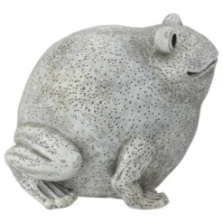 Roman 5.75" Frog Figurine Outdoor Garden Statue - White/Brown -Home Decoration Shop GUEST 9d43f457 9988 44d9 b02e 998ce9278fdb