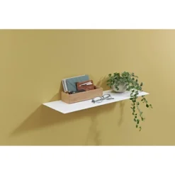 24" Dolle Katana Floating Metal Shelf White -Home Decoration Shop GUEST 9f75a2ff 0b93 434b a07a df8df151a061