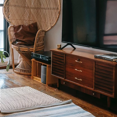 Nevlers Non-Slip Rug Pad 3'x5' - White 3 Nevlers Non-Slip Rug Pad 3'x5' - White