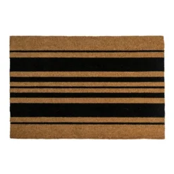 Bold Stripes Indoor/Outdoor Doormat Black/Natural - Entryways -Home Decoration Shop GUEST a19502d5 4e65 4a25 90f1 e21f21b2cb29