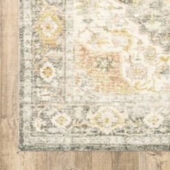 2'x8' Runner Salina Vintage Medallion Area Rug Gray/Gold - Captiv8e Designs -Home Decoration Shop GUEST a2e981c5 9eae 44c0 a6e8 3f2cc3ce97e3