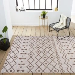 Nokat Modern Bohemian Inspired Indoor/Outdoor Area Rug - JONATHAN Y -Home Decoration Shop GUEST a489d9a5 c9b1 4c85 b05c 30e430b65f34
