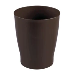 MDesign Slim Plastic Small Round Trash Can Wastebasket Garbage Bin -Home Decoration Shop GUEST a4b39017 bee5 4109 8c3b 3b698d9263d0