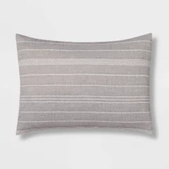 12pc Chambray Matelasse Stripe Comforter & Sheet Bedding Set Gray - Threshold™ -Home Decoration Shop GUEST a6544a0f 31de 47cd 9f24 ae05ba242231