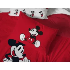 Saturday Park Disney Mickey Mouse Classic 100% Organic Cotton Duvet Cover & Sham Set -Home Decoration Shop GUEST a6c21914 010c 4326 b1bf 2f835cee42dd