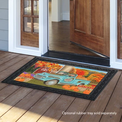 Briarwood Lane Fresh Picked Pumpkins Fall Doormat Pickup Autumn Indoor Outdoor 30" X 18" 4 Briarwood Lane Fresh Picked Pumpkins Fall Doormat Pickup Autumn Indoor Outdoor 30" X 18" - Image 2