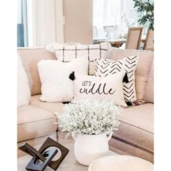 13"x20" 'Let's Cuddle' Family-Friendly Lumbar Throw Pillow Cover White - Lush Décor 13 13"x20" 'Let's Cuddle' Family-Friendly Lumbar Throw Pillow Cover White - Lush Décor -Home Decoration Shop GUEST aa6005e9 d0cc 4243 8134 eb99541e6a64